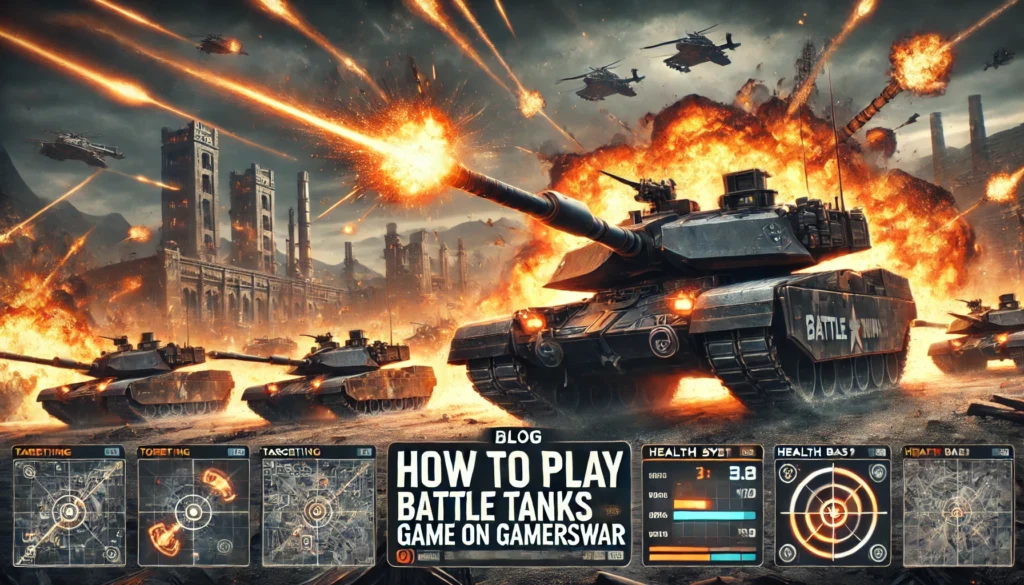 How to Play Battle Tanks Game on Gamerswar