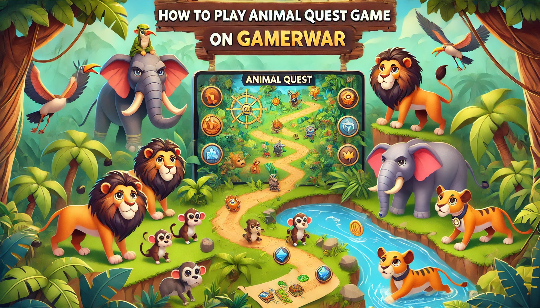 how to play animal quest game