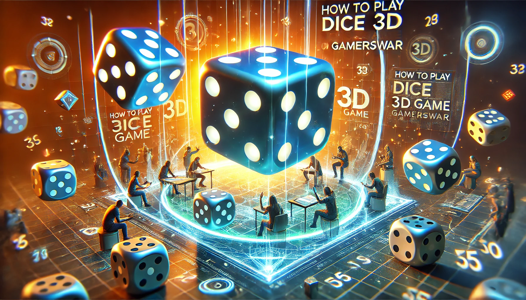 how to play dice 3d game