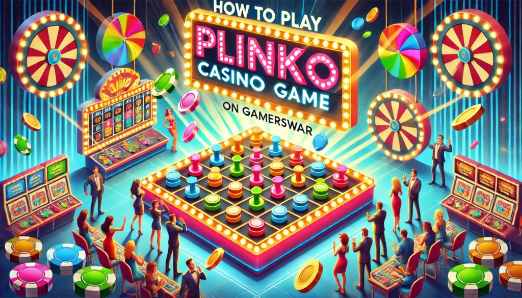 how to play plinko casino game