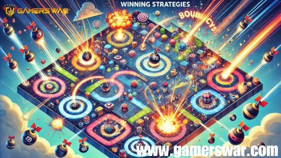 Bouncy Bombs Winning Strategies