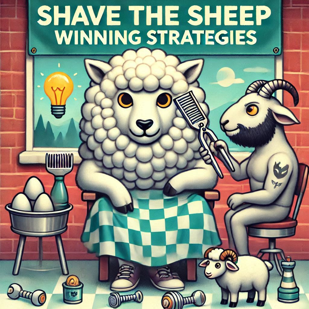 Shave the Sheep Winning Strategies